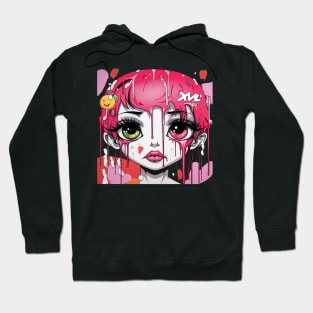 Sad Anime Girl Hoodie